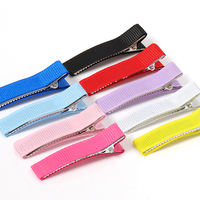 20 sztuk 5/3.5cm spinki do włosów podstawa do tworzenia biżuterii moda ryps wstążka pokrywa spinka do włosów Diy dziecko kokardka dziewczęca akcesoria do włosów 1